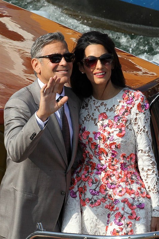 George Clooney and Amal Alamuddin Wedding Pictures